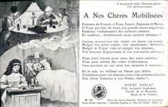 CPA Militaria A nos cheres mobilisees Andr Soriac