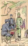 Vintage Postcard Militaria the prisoner Boche