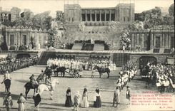 CPA Theatre Parysatis Drame de Dieulafoy Camille Saint Saens 