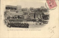 CPA Theatre Parysatis aux arenes de Beziers Les imprecations 
