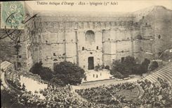 CPA Theatre antique d'Orange Iphigenie 