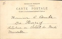 Ancient Vintage Postcard Theater of Iphigenie Orange