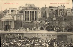 CPA Theatre La Vestale Aux arenes de Beziers en 1906 
