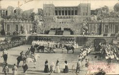 Vintage Postcard Theater Parysatis Dieulafoy Camille Holy Saens