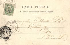 CPA Theatre Parysatis Dieulafoy Camille Saint Saens 