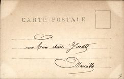 Vintage Postcard Plays Woman