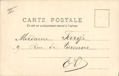 Vintage Postcard Children Crash