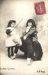 CPA Enfants Hue cocotte 