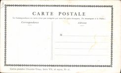 Vintage Postcard Vinay Chocolate the spinning top Children