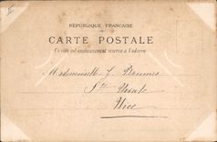 Vintage Postcard Children With the tail leu leu