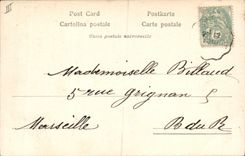 Vintage Postcard Child merry Childhood Tricycle