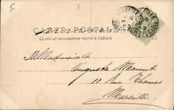 CPA Enfants Saute Cabri Corde a sauter 