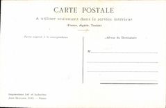 Vintage Postcard Fantaisie out Knocked Illustrator Boxes Kapout Militaria