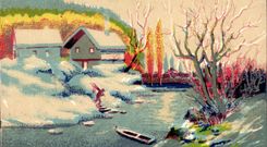 Vintage Postcard Fantasy Illustrator luminous postcard!