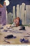 Vintage Postcards Fantaisie Illustrator Children the Boches are master keys by