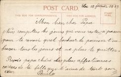 Vintage Postcard Fantasy Illustrator Left Children