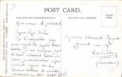 Vintage Postcard Fantasy Illustrator Child Which comes to help me