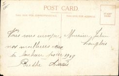 Vintage Postcard Fantasy Illustrator Right Children Dog