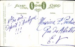 Vintage Postcard Fantasy Illustrator Fred Spurgin Train