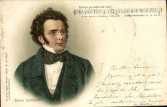 Postal Franz chubert