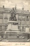 Postal Abbeville Estatua de Lesueur compositor de música