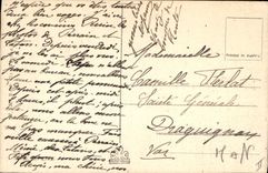 Postal Niños Piano Violín