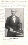 Postal Romeo Bertoglio Violín Violonchelista