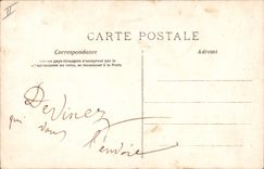 Vintage Postcard Pig Pig Man