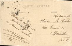 Postal Militaria Cazadores alpestres Ascensión tiene la cuerda