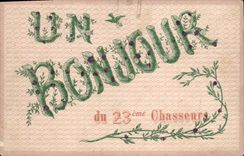 CPA Militaria Chasseurs alpins 23eme Chasseurs