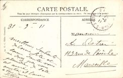 Vintage Postcard Militaria Alps Alpine hunters