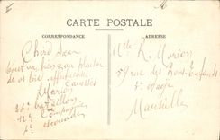 Vintage Postcard Militaria Villefranche Alpine hunters