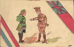 CPA Militaria Orphelinat des armees 