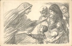 CPA Militaria Secours National 