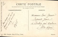 Vintage Postcard Militaria I have my 75