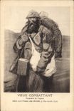 Vintage Postcard Militaria Vieux combatant Fargeot Union of Mutilate
