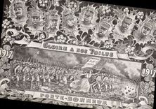 CPA Militaria Gloire a nos poilus Porte bonheur 