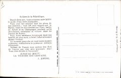 CPA Militaria Gloire a nos poilus Porte bonheur 