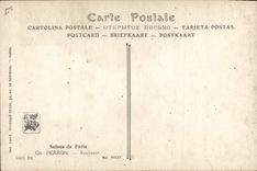 Vintage Postcard Living rooms of Paris Perron Memory