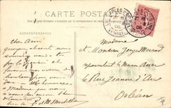 Vintage Postcard Folklore Idyll Sablaise Donkey mule