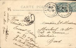 Vintage Postcard Folklore In the Vendean marshes the maraichinage