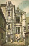 Vintage Postcard Fantasy Angouleme Illustrator the house of St Simon