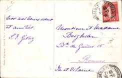 Vintage Postcard Fantaisie Illustrator Enrique Tightened Campagna romana