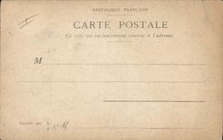 Vintage Postcard Fantasy Paris Illustrator the moulin-Rouge the evening