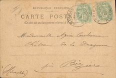 Vintage Postcard Fantasy Illustrator Woman Cobweb Insects