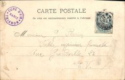 Postal Alrededores de Nancy Trianon Esquina de los juegos Croquet Columpio