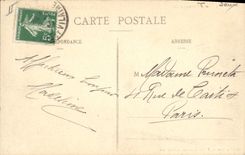 Vintage Postcard Parame On the beach Croquet