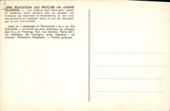 Vintage Postcard children of the kingdom of peace Croquet