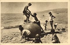 Vintage Postcard Juan the Pines Sets of children