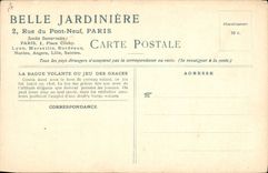 Vintage Postcard the Beautiful Paris Flower stand the flying ring